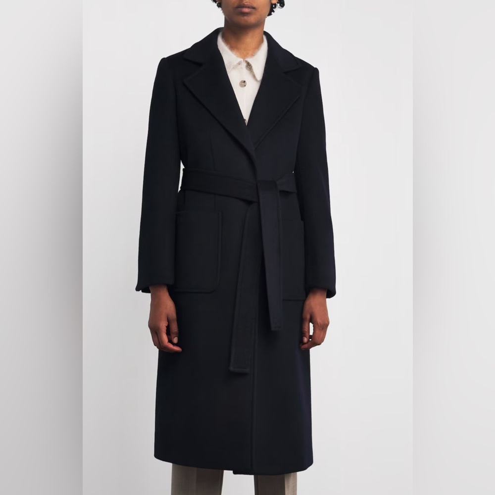 Max&Co Wool Runaway Coat - Black - like new!